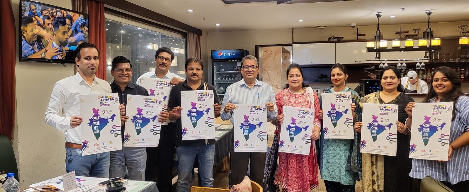 23 देशो के साथ रतलाम में भी 02 अप्रैल को आयोजित होंगी “अहिंसा रन” (मैराथन)…अहिंसा, शान्ति, प्रेम एवं एकता के संदेश को प्रसारित करेंगी 23 देशो के साथ रतलाम में भी 02 अप्रैल को आयोजित होंगी “अहिंसा रन” (मैराथन)…अहिंसा, शान्ति, प्रेम एवं एकता के संदेश को प्रसारित करेंगी