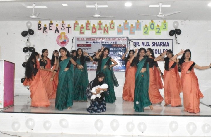 रतलाम: डॉ. एम. बी. शर्मा नर्सिंग महाविद्यालय में विश्व स्तनपान सप्ताह मनाया गया रतलाम: डॉ. एम. बी. शर्मा नर्सिंग महाविद्यालय में विश्व स्तनपान सप्ताह मनाया गया