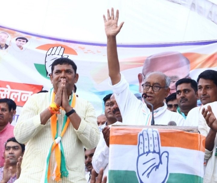 रतलाम ग्रामीण विधानसभा कांग्रेस प्रत्याशी लक्ष्मणसिंह डिंडोर के समर्थन में ली पूर्व मुख्यमंत्री दिग्विजय सिंह ने सभा रतलाम ग्रामीण विधानसभा कांग्रेस प्रत्याशी लक्ष्मणसिंह डिंडोर के समर्थन में ली पूर्व मुख्यमंत्री दिग्विजय सिंह ने सभा